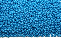 ОПТ Бисер чешский PRECIOSA круглый 10/0 63050 голубой непрозрачный, 1 сорт, 500 грамм
