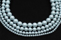 Жемчуг Swarovski 5810 #966 5мм Crystal Pastel Blue Pearl, 5810-5-966, 10шт