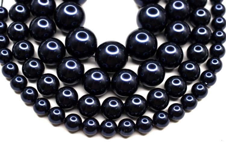 Жемчуг Swarovski 5810 #818 10мм Crystal Night Blue Pearl, 5810-10-818, 2шт Жемчуг Swarovski 5810 #818 10мм Crystal Night Blue Pearl, 5810-10-818, 2шт