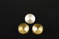 Кристалл Риволи 16мм, цвет желтый светлый, стекло, 26-268, 2шт