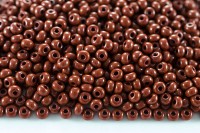 Бисер чешский PRECIOSA круглый 6/0 13600 коричневый непрозрачный, 50г