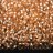 Бисер чешский PRECIOSA круглый 10/0 78284 оранжевый, серебряная линия внутри, 20 грамм - Бисер чешский PRECIOSA круглый 10/0 78284 оранжевый, серебряная линия внутри, 20 грамм