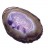 Срез Агата природного, оттенок фиолетовый, 65х45х5мм, отверстие 2мм, 37-212, 1шт - Срез Агата природного, оттенок фиолетовый, 65х45х5мм, отверстие 2мм, 37-212, 1шт