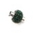 Замок-концевик магнитный со стразами 18х16мм, внутренний диаметр 6мм, цвет изумрудный, полимерная глина/хирургическая сталь, 10-157, 1шт - Замок-концевик магнитный со стразами 18х16мм, внутренний диаметр 6мм, цвет изумрудный, полимерная глина/хирургическая сталь, 10-157, 1шт