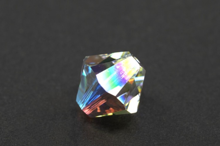 Бусина биконус Swarovski 5328 #001 AB 10мм Crystal AB, 5328-10-001-101, 1шт Бусина биконус Swarovski 5328 #001 AB 10мм Crystal AB, 5328-10-001-101, 1шт