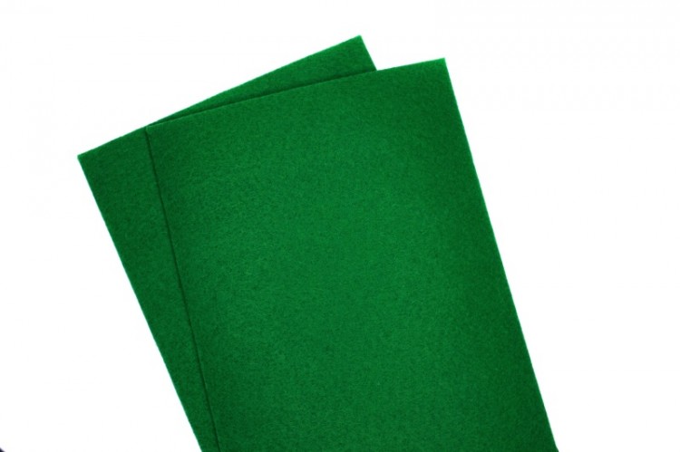 Фетр жёсткий 20х30см, цвет 705 зелёный, толщина 2мм, 1021-051, 1 лист Фетр жёсткий 20х30см, цвет 705 зелёный, толщина 2мм, 1021-051, 1 лист
