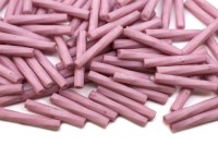 Бисер японский Miyuki Twisted Bugle 12мм #2024 пыльная орхидея, матовый непрозрачный, 10 грамм