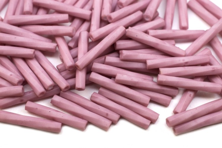 Бисер японский Miyuki Twisted Bugle 12мм #2024 пыльная орхидея, матовый непрозрачный, 10 грамм Бисер японский Miyuki Twisted Bugle 12мм #2024 пыльная орхидея, матовый непрозрачный, 10 грамм