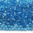 Бисер чешский PRECIOSA круглый 10/0 67030 голубой, серебряная линия внутри, квадратное отверстие, 5 грамм - Бисер чешский PRECIOSA круглый 10/0 67030 голубой, серебряная линия внутри, квадратное отверстие, 5 грамм