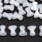 Бусины Tee beads 2х8мм, отверстие 0,5мм, цвет 02010 белый непрозрачный, 730-009, 10г (около 50шт) - Бусины Tee beads 2х8мм, отверстие 0,5мм, цвет 02010 белый непрозрачный, 730-009, 10г (около 50шт)