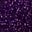 Бисер чешский PRECIOSA рубка 9/0 В2702 фиолетовый, серебряная линия внутри, 50г - Бисер чешский PRECIOSA рубка 9/0 В2702 фиолетовый, серебряная линия внутри, 50г