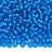 Бисер чешский PRECIOSA круглый 10/0 65156 голубой прозрачный, белая линия внутри, 20 грамм - Бисер чешский PRECIOSA круглый 10/0 65156 голубой прозрачный, белая линия внутри, 20 грамм