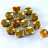 Бусины Ripple beads 12мм, цвет 00030/98552 California Sunshine, 720-006, около 10г (около 13шт) - Бусины Ripple beads 12мм, цвет 00030/98552 California Sunshine, 720-006, около 10г (около 13шт)