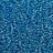 Бисер японский MIYUKI круглый 15/0 #0291 синий капри, радужный прозрачный, 10 грамм - Бисер японский MIYUKI круглый 15/0 #0291 синий капри, радужный прозрачный, 10 грамм