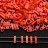 Бисер японский MIYUKI Quarter TILA #0406FR оранжевый, матовый радужный непрозрачный, 5 грамм - Бисер японский MIYUKI Quarter TILA #0406FR оранжевый, матовый радужный непрозрачный, 5 грамм