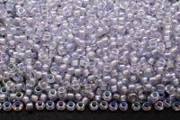 Бисер японский MIYUKI круглый 11/0 #2211 лаванда, радужный, окрашенный изнутри, 10 грамм