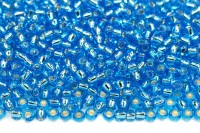 Бисер японский TOHO круглый 11/0 #0023B темная вода, серебряная линия внутри, 10 грамм