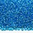 Бисер японский TOHO круглый 11/0 #0023B темная вода, серебряная линия внутри, 10 грамм - Бисер японский TOHO круглый 11/0 #0023B темная вода, серебряная линия внутри, 10 грамм
