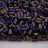 Бисер японский TOHO Bugle стеклярус 3мм #0615 пурпурный, матовый ирис, 5 грамм - Бисер японский TOHO Bugle стеклярус 3мм #0615 пурпурный, матовый ирис, 5 грамм
