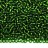 Бисер чешский PRECIOSA круглый 10/0 57120 зеленый, серебряная линия внутри, 1 сорт, 50г - Бисер чешский PRECIOSA круглый 10/0 57120 зеленый, серебряная линия внутри, 1 сорт, 50г