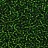 Бисер чешский PRECIOSA круглый 10/0 57120 зеленый, серебряная линия внутри, 1 сорт, 50г - Бисер чешский PRECIOSA круглый 10/0 57120 зеленый, серебряная линия внутри, 1 сорт, 50г