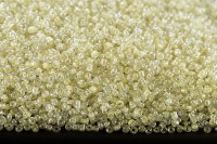 Бисер китайский круглый размер 12/0, цвет 2206 салатовый прозрачный радужный, 450г