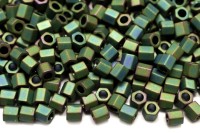Бисер японский TOHO Hexagon шестиугольный 8/0 #0707 перидот, матовый ирис, 5 грамм