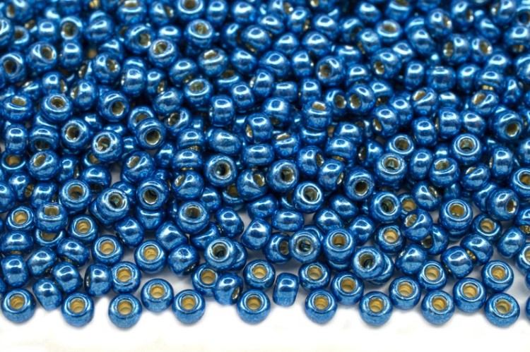 Бисер японский MIYUKI круглый 11/0 #5116 синяя вода, Duracoat гальванизированный, 10 грамм Бисер японский MIYUKI круглый 11/0 #5116 синяя вода, Duracoat гальванизированный, 10 грамм