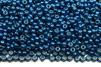 Бисер японский MIYUKI круглый 11/0 #5116 синяя вода, Duracoat гальванизированный, 10 грамм