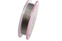 Ювелирный тросик SakuLux7 Flexy7, 0,30мм, 25м, цвет стальной, 1017-106
