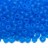 Бисер чешский PRECIOSA круглый 6/0 60150М матовый голубой прозрачный, 50г - Бисер чешский PRECIOSA круглый 6/0 60150М матовый голубой прозрачный, 50г