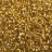Бисер японский MATSUNO рубка 11/0 2CUT 31, цвет золотой, внутреннее серебрение, 10г - Бисер японский MATSUNO рубка 11/0 2CUT 31, цвет золотой, внутреннее серебрение, 10г