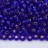 Бисер чешский PRECIOSA круглый 3/0 37080 синий, серебряная линия внутри, 50 грамм - Бисер чешский PRECIOSA круглый 3/0 37080 синий, серебряная линия внутри, 50 грамм