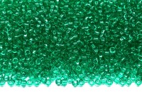 Бисер японский TOHO круглый 15/0 #0072 зеленое стекло, прозрачный, 10 грамм