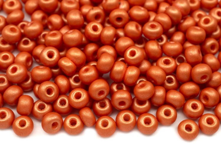 Бисер чешский PRECIOSA круглый 6/0 22004 коралловый, PermaLux, 50г Бисер чешский PRECIOSA круглый 6/0 22004 коралловый, PermaLux, 50г