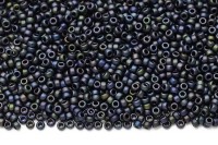 Бисер японский MIYUKI круглый 15/0 #2063 индиго, матовый металлизированный ирис, 10 грамм