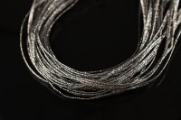 Cутаж 3мм, цвет ST1610 Textured Metallic Silver/Black (себеро/черный), 1 метр