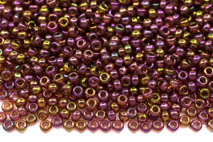 Бисер японский MIYUKI круглый 15/0 #0301 роза, золотое сияние, 10 грамм Бисер японский MIYUKI круглый 15/0 #0301 роза, золотое сияние, 10 грамм