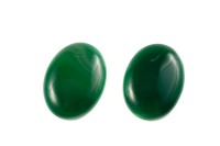 Кабошон овальный 40х30мм, Агат натуральный, оттенок зеленый, 2012-006, 1шт