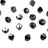 Бусина биконус Swarovski 5328 #280 HEM2 3мм Jet Hematite 2X, 5328-3-280-507, 20шт - Бусина биконус Swarovski 5328 #280 HEM2 3мм Jet Hematite 2X, 5328-3-280-507, 20шт