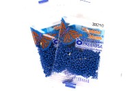 Бисер чешский PRECIOSA круглый 10/0 33210 синий непрозрачный, 5 грамм