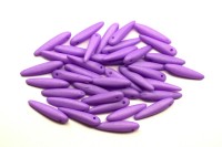 Бусины Thorn beads 5х16мм, цвет 02010/29570 сиреневый матовый пастель, 719-049, около 10г (около 32шт)