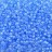 Бисер чешский PRECIOSA круглый 10/0 08136 голубой, жемчужная линия внутри, 2 сорт, 50г - Бисер чешский PRECIOSA круглый 10/0 08136 голубой, жемчужная линия внутри, 2 сорт, 50г