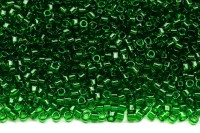 Бисер японский TOHO Treasure цилиндрический 11/0 #0007B зеленая трава, прозрачный, 5 грамм