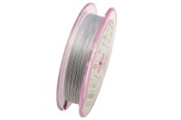 Ювелирный тросик SakuLux7 Flexy7, 0,30мм, 25м, цвет серебро, 1017-107