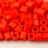 Бисер японский TOHO Cube кубический 4мм #0050 оранжевый закат, непрозрачный, 5 грамм - Бисер японский TOHO Cube кубический 4мм #0050 оранжевый закат, непрозрачный, 5 грамм
