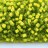 Бисер японский TOHO круглый 8/0 #0024F зеленый лайм матовый, серебряная линия внутри, 10 грамм - Бисер японский TOHO круглый 8/0 #0024F зеленый лайм матовый, серебряная линия внутри, 10 грамм