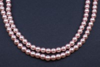 Жемчуг Preciosa, цвет 70427 розово-сиреневый, 4мм, 10шт