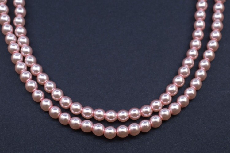 Жемчуг Preciosa, цвет 70427 розово-сиреневый, 4мм, 10шт Жемчуг Preciosa, цвет 70427 розово-сиреневый, 4мм, 10шт