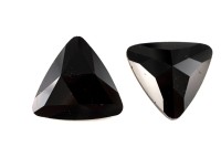 Кристалл Треугольник 23мм, цвет черный, стекло, 26-109, 2шт